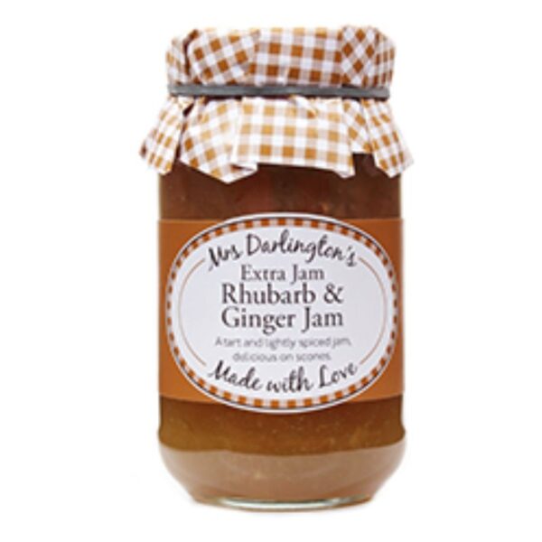 Mrs.Darlingtons Rabarber/Ingefær Marmelade 340g