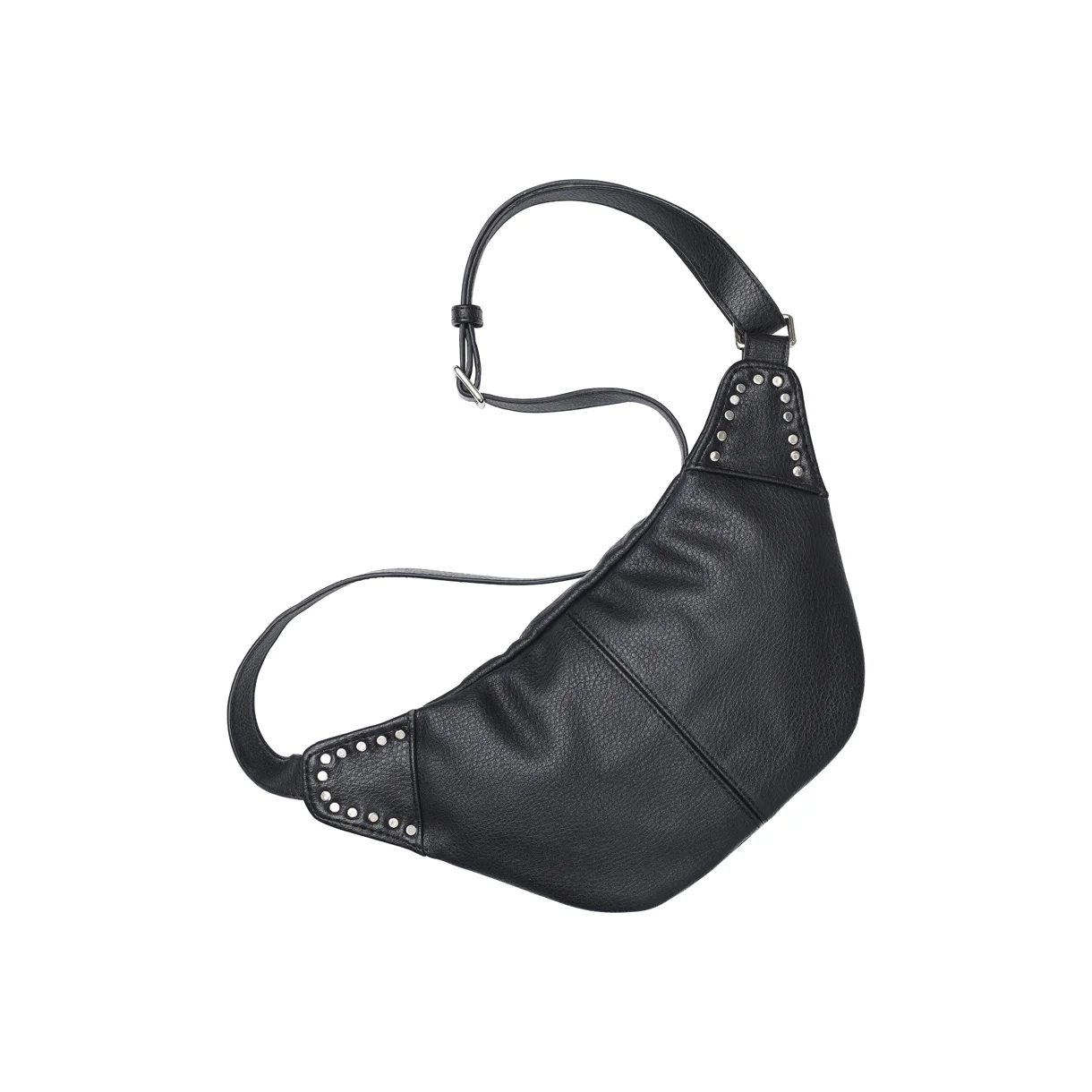 Coming Copenhagen Bæltetaske, Sort med sølvnitter, Lola - Billede 4