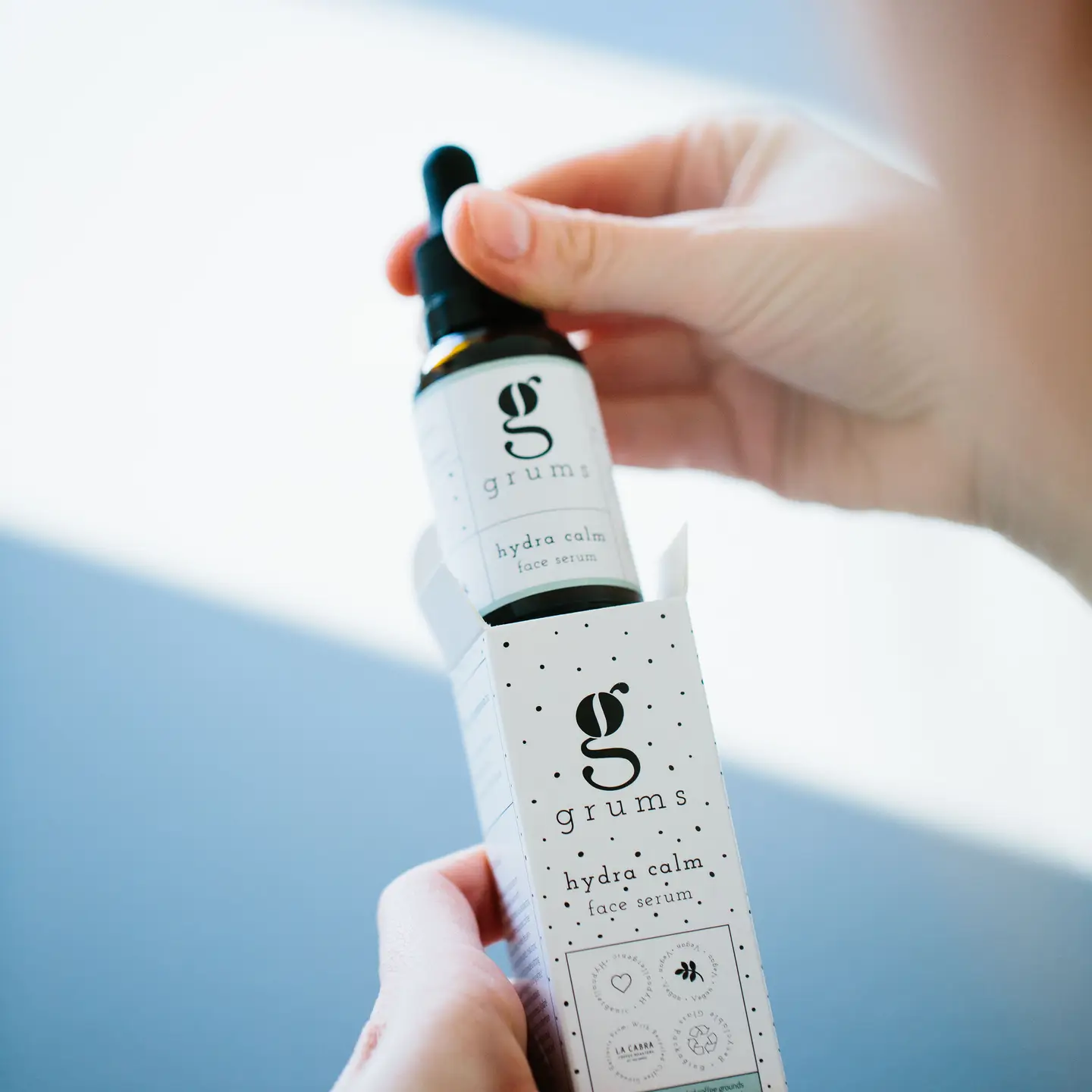 Hydra Calm Ansigtsserum 30 ml- 1% koncentreret hyaluronsyre serum - Billede 3