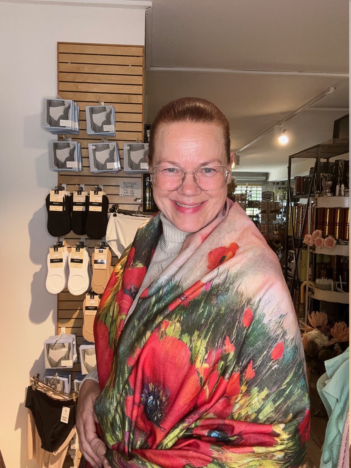 Lækkert Tørklæde / Sjal - Billede 5