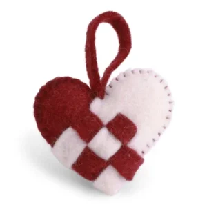 Christmas Braided Heart