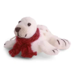 Baby Seal w/Red Scarf