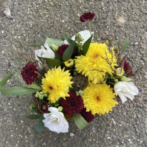 Lille hyggelig blomsterkurv