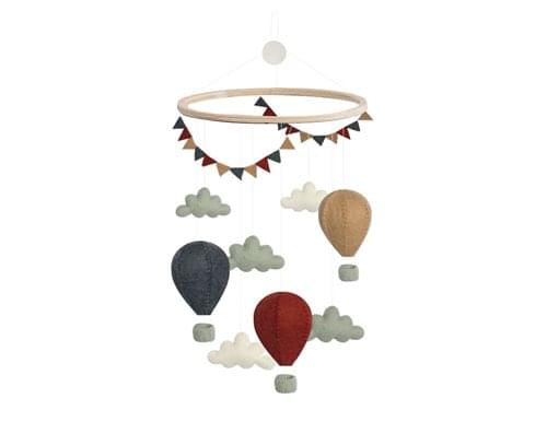 Uro, Luftballon/Vimpler, Blå/Rød